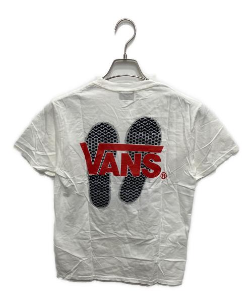 VANS（ヴァンズ）VANS (ヴァンズ) プリントTシャツ ホワイト サイズ:Sの古着・服飾アイテム
