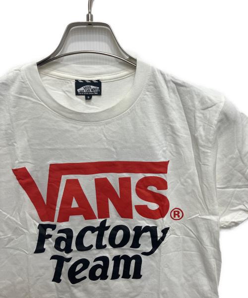 VANS（ヴァンズ）VANS (ヴァンズ) プリントTシャツ ホワイト サイズ:Sの古着・服飾アイテム