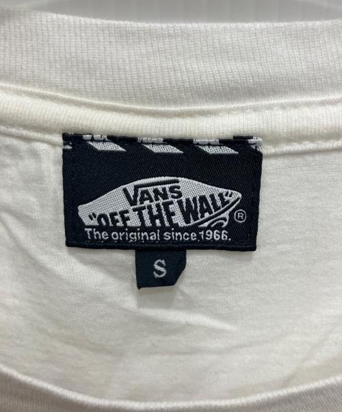 VANS（ヴァンズ）VANS (ヴァンズ) プリントTシャツ ホワイト サイズ:Sの古着・服飾アイテム