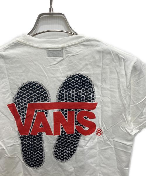 VANS（ヴァンズ）VANS (ヴァンズ) プリントTシャツ ホワイト サイズ:Sの古着・服飾アイテム