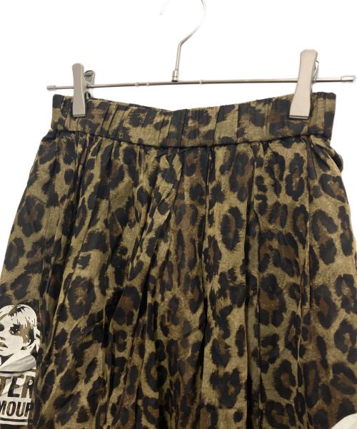 Hysteric Glamour（ヒステリックグラマー）Hysteric Glamour (ヒステリックグラマー) SUNDAY GIRL タックキュロット ブラウン×ブラック サイズ:Mの古着・服飾アイテム