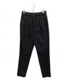 wjk（ダブルジェイケー）の古着「stripe easy trousers」｜グレー