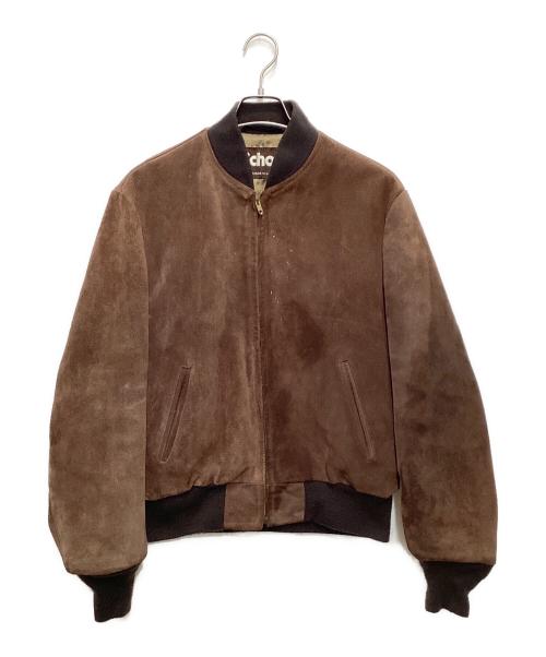 Schott（ショット）Schott (ショット) レザースウェードブルゾン ブラウン サイズ:不明の古着・服飾アイテム