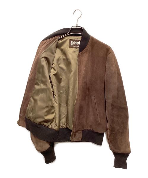 Schott（ショット）Schott (ショット) レザースウェードブルゾン ブラウン サイズ:不明の古着・服飾アイテム