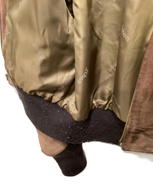 Schott（ショット）Schott (ショット) レザースウェードブルゾン ブラウン サイズ:不明の古着・服飾アイテム
