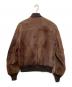Schott (ショット) レザースウェードブルゾン ブラウン サイズ:不明：17000円