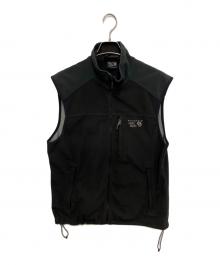 MOUNTAIN HARD WEAR（マウンテンハードウェア）の古着「マウンテン テック フリース ベスト」｜ブラック