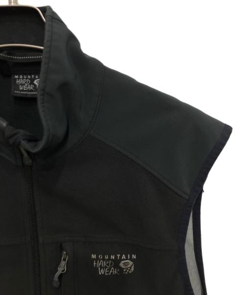 MOUNTAIN HARD WEAR（マウンテンハードウェア）MOUNTAIN HARD WEAR (マウンテンハードウェア) マウンテン テック フリース ベスト ブラック サイズ:Lの古着・服飾アイテム