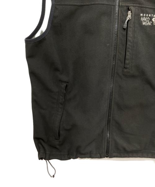 MOUNTAIN HARD WEAR（マウンテンハードウェア）MOUNTAIN HARD WEAR (マウンテンハードウェア) マウンテン テック フリース ベスト ブラック サイズ:Lの古着・服飾アイテム