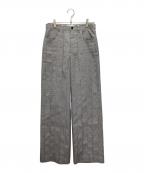 masuエムエーエスユー）の古着「PLEATED PANTS」｜ブラック