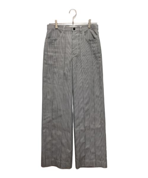 masu（エムエーエスユー）MASU (エムエーエスユー) PLEATED PANTS ブラック サイズ:46の古着・服飾アイテム