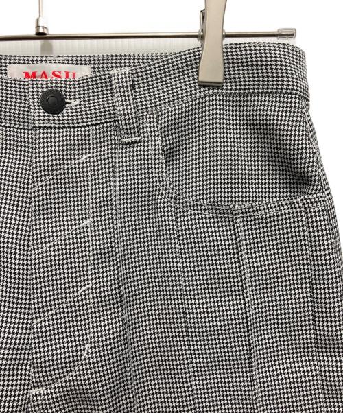 masu（エムエーエスユー）MASU (エムエーエスユー) PLEATED PANTS ブラック サイズ:46の古着・服飾アイテム