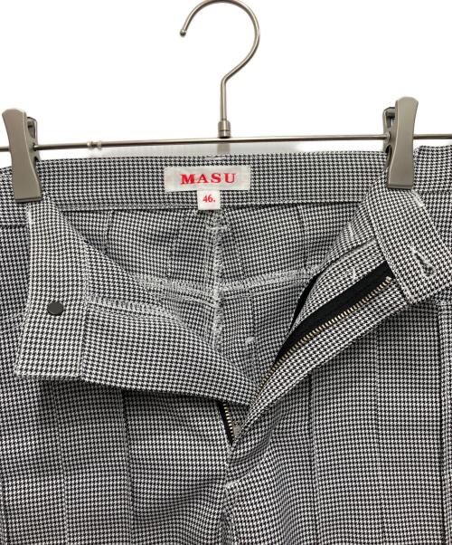 masu（エムエーエスユー）MASU (エムエーエスユー) PLEATED PANTS ブラック サイズ:46の古着・服飾アイテム