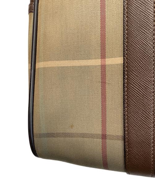 Burberry's（バーバリー）Burberry's (バーバリー) ノバチェックミニボストンバッグ ベージュの古着・服飾アイテム