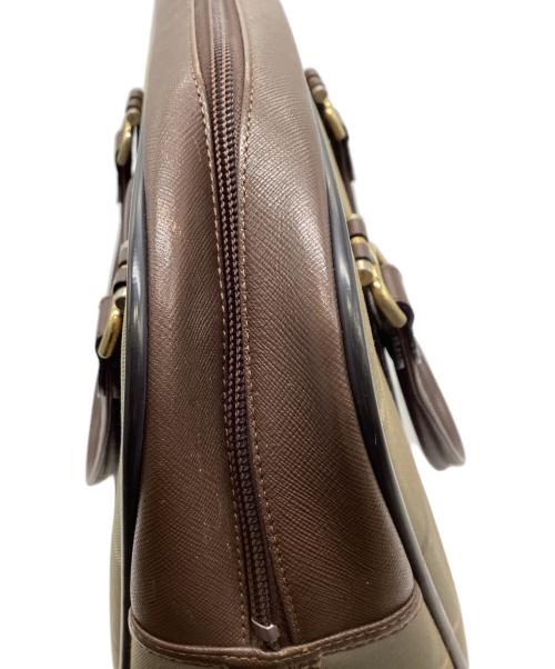 Burberry's（バーバリー）Burberry's (バーバリー) ノバチェックミニボストンバッグ ベージュの古着・服飾アイテム