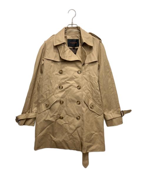 COACH（コーチ）COACH (コーチ) トレンチコート ベージュ サイズ:XSの古着・服飾アイテム