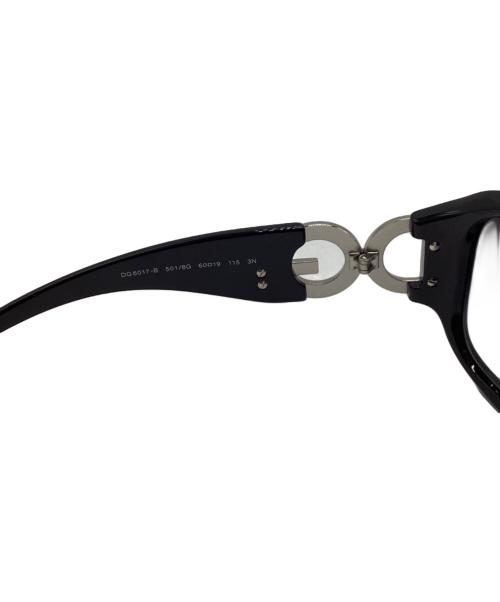 DOLCE & GABBANA（ドルチェ＆ガッバーナ）DOLCE & GABBANA (ドルチェ＆ガッバーナ) サイドロゴサングラス ブラック サイズ:60□19の古着・服飾アイテム