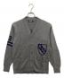 Hysteric Glamour（ヒステリックグラマー）の古着「HG LEAGUE編込 カーディガン」｜グレー