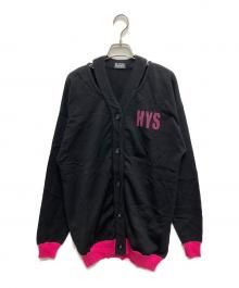 Hysteric Glamour（ヒステリックグラマー）の古着「ショルダーカットカーディガン」｜ブラック