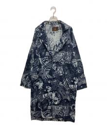 Hysteric Glamour（ヒステリックグラマー）の古着「LONDON NITEジャカード デニムコート」｜ネイビー