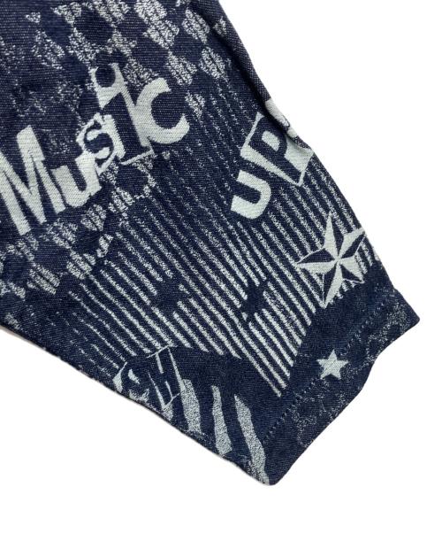 Hysteric Glamour（ヒステリックグラマー）Hysteric Glamour (ヒステリックグラマー) LONDON NITEジャカード デニムコート ネイビー サイズ:freeの古着・服飾アイテム