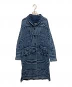 Hysteric Glamour×original Bluesヒステリックグラマー×オリジナルブルース）の古着「SKULL CHIMAYOガウンコート」｜ブルー