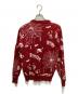 Hysteric Glamour (ヒステリックグラマー) スカルジャガードニット レッド サイズ:M：5000円