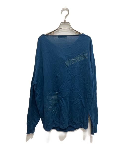 Hysteric Glamour（ヒステリックグラマー）Hysteric Glamour (ヒステリックグラマー) SCRATCH pt カーディガン ブルー サイズ:Freeの古着・服飾アイテム