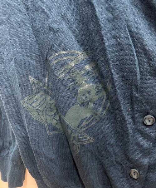 Hysteric Glamour（ヒステリックグラマー）Hysteric Glamour (ヒステリックグラマー) SCRATCH pt カーディガン ブルー サイズ:Freeの古着・服飾アイテム