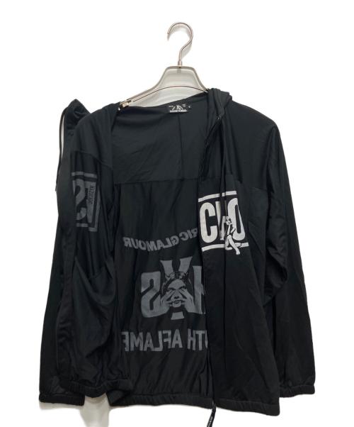 Hysteric Glamour（ヒステリックグラマー）Hysteric Glamour (ヒステリックグラマー) PSYCHO オーバーサイズパーカー ブラック サイズ:Sの古着・服飾アイテム