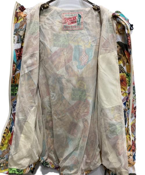 Hysteric Glamour（ヒステリックグラマー）Hysteric Glamour (ヒステリックグラマー) ALL MESHED 総柄フーデッドジャケット マルチカラー サイズ:Freeの古着・服飾アイテム