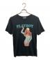 Hysteric Glamour（ヒステリックグラマー）の古着「APRIL 1993 COVER Tシャツ（エイプリル 1993 カバー Tシャツ）」｜ブラック
