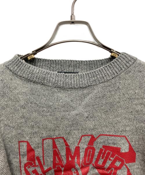 Hysteric Glamour（ヒステリックグラマー）Hysteric Glamour (ヒステリックグラマー) HYS COLLEGE pt BIGプルオーバー グレー サイズ:freeの古着・服飾アイテム