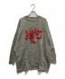 Hysteric Glamour（ヒステリックグラマー）の古着「HYS COLLEGE pt BIGプルオーバー」｜グレー