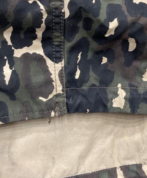 Hysteric Glamour（ヒステリックグラマー）Hysteric Glamour (ヒステリックグラマー) HYSTERIC LIVE フーデットコート グリーン×ブラウン サイズ:Freeの古着・服飾アイテム