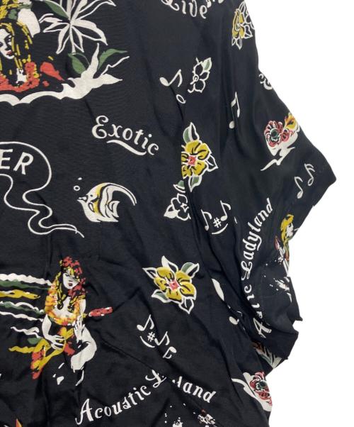 Hysteric Glamour（ヒステリックグラマー）Hysteric Glamour (ヒステリックグラマー) アロハシャツワンピース ブラック サイズ:Mの古着・服飾アイテム