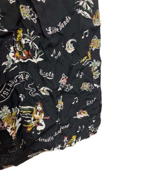 Hysteric Glamour（ヒステリックグラマー）Hysteric Glamour (ヒステリックグラマー) アロハシャツワンピース ブラック サイズ:Mの古着・服飾アイテム