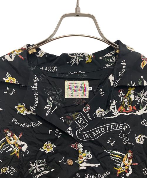Hysteric Glamour（ヒステリックグラマー）Hysteric Glamour (ヒステリックグラマー) アロハシャツワンピース ブラック サイズ:Mの古着・服飾アイテム