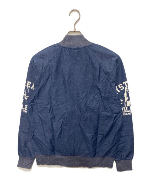 Hysteric Glamour（ヒステリックグラマー）Hysteric Glamour (ヒステリックグラマー) BRING OUT THE DEADプリントブルゾン ブルー サイズ:Sの古着・服飾アイテム