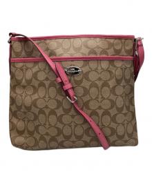 COACH（コーチ）の古着「ショルダーバッグ」｜ブラウン×ピンク