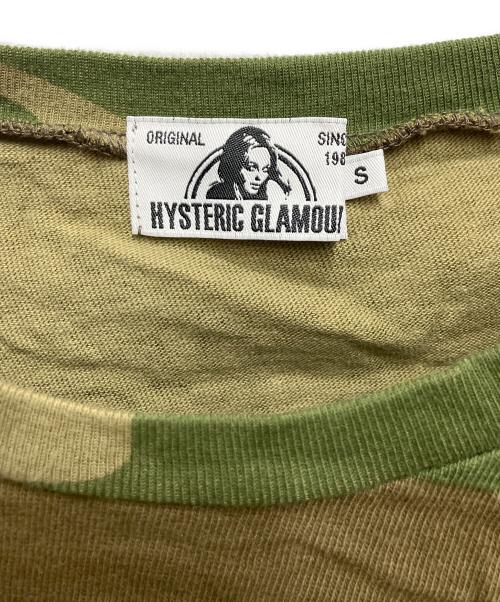 Hysteric Glamour（ヒステリックグラマー）Hysteric Glamour (ヒステリックグラマー) カモフラカットソー グリーン サイズ:Freeの古着・服飾アイテム