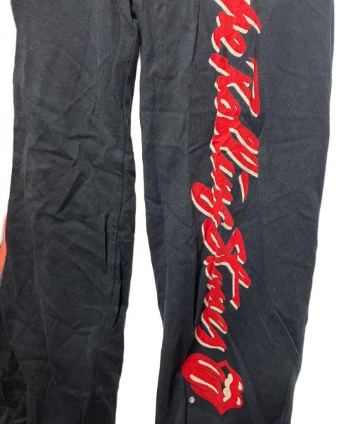 Thee Hysteric XXX（ジィ ヒステリックトリプルエックス）Thee Hysteric XXX (ジィ ヒステリックトリプルエックス) ROLLING STONES (ローリングストーンズ) 70S プリント リブ付Tシャツ ブラック サイズ:XSの古着・服飾アイテム