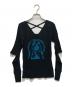 Hysteric Glamour（ヒステリックグラマー）の古着「ガールプリントリブカットソー」｜ブラック