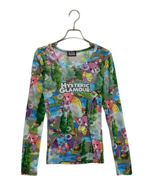 Hysteric Glamour（ヒステリックグラマー）Hysteric Glamour (ヒステリックグラマー) PARADISE HEAVEN チビTシャツ グリーン サイズ:freeの古着・服飾アイテム