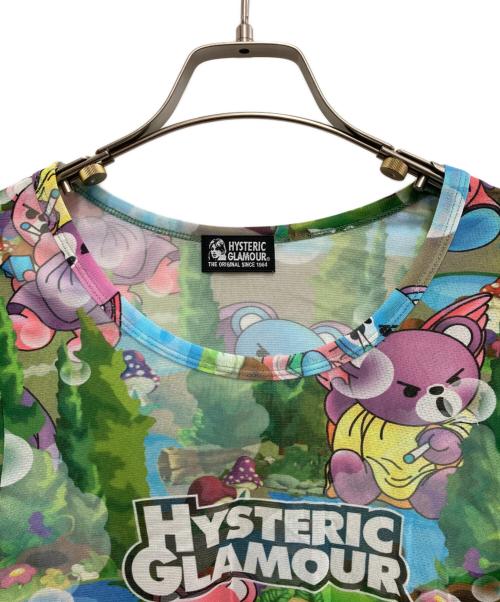 Hysteric Glamour（ヒステリックグラマー）Hysteric Glamour (ヒステリックグラマー) PARADISE HEAVEN チビTシャツ グリーン サイズ:freeの古着・服飾アイテム