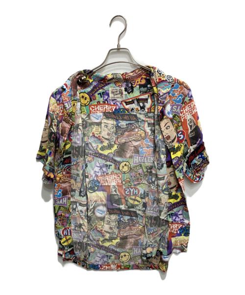 Hysteric Glamour（ヒステリックグラマー）Hysteric Glamour (ヒステリックグラマー) SUMMER OF 70S柄 オープンカラーシャツ マルチカラー サイズ:Sの古着・服飾アイテム