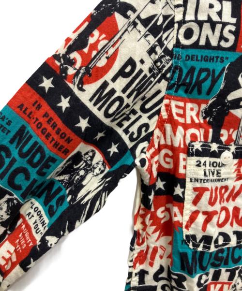 Hysteric Glamour（ヒステリックグラマー）Hysteric Glamour (ヒステリックグラマー) ネルシャツ レッド×ホワイト サイズ:Mの古着・服飾アイテム