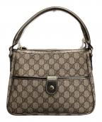 GUCCIグッチ）の古着「GGスプリーム ハンドバッグ」｜ベージュ×ゴールド