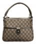 GUCCI（グッチ）の古着「GGスプリーム ハンドバッグ」｜ベージュ×ゴールド