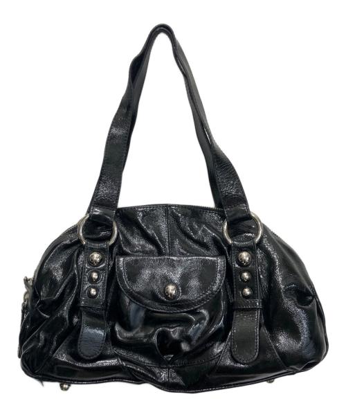 ANNA SUI（アナスイ）ANNA SUI (アナスイ) エナメルトートバッグ ブラックの古着・服飾アイテム